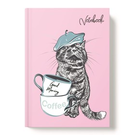 

Записная книга А5 128л кл Доброе утро, тв обл, гл лам, бл офс 65г/м2 13422
