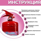 Огнетушитель с краской холи Gender Party «Девочка» (Малиновый) 3л - фото 22488790