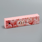 Коробка для конфет, кондитерская упаковка, 5 ячеек, «Love», 5 х 21 х 3.3 см - Фото 2