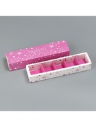 Коробка для конфет, кондитерская упаковка, 5 ячеек, «Present», 5 х 21 х 3.3 см 9509049