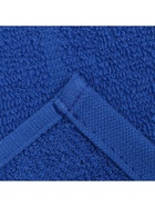 Полотенце махровое жаккардовое 30х60см, синий 280г/м, хлопок 100% - Фото 6