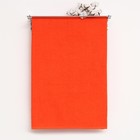 Полотенце 70х130см, цвет морковный махра 360г/м хлопок 100% - фото 10421943