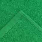 Полотенце 50х80см, цвет зелёный махра 360г/м хлопок 100% - Фото 4