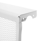 УЦЕНКА Экран на чугунный радиатор «Лидер», 690×610×150 мм, 7 секций, металлический, белый - Фото 2