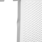 УЦЕНКА Экран на чугунный радиатор "Лидер", 690х610х150 мм, 7 секций, металлический, белый - Фото 4