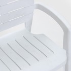 Набор садовой мебели "Прованс": стол круглый диаметр 65 см + 2 кресла, белый - Фото 8