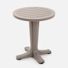 Набор садовой мебели "Прованс": стол круглый диаметр 65 см + 2 кресла, мокко - Фото 2