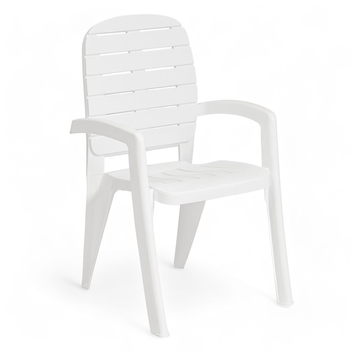 Набор садовой мебели "Прованс": стол квадратный 80 х 80 см + 4 кресла, белый - фото 1891541519