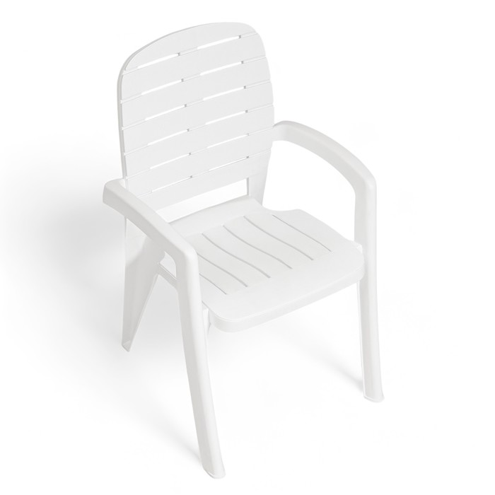 Набор садовой мебели "Прованс": стол квадратный 80 х 80 см + 4 кресла, белый - фото 1909159411