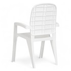 Набор садовой мебели "Прованс": стол квадратный 80 х 80 см + 4 кресла, белый - Фото 8