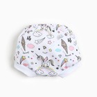 Трусы на подгузник Единорог, цвет белый, рост 62-68 см - фото 24385310