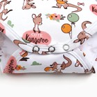 Боди для девочки Кенгуру, цвет белый, рост 62-68 см - фото 24580028