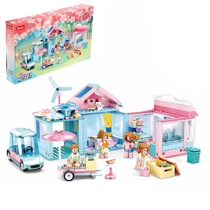 Конструктор Розовая мечта Sluban «Загородная вечеринка», 410 деталей, уценка - Фото 1