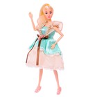 Уценка Кукла-модель «Нежные мечты» в бежево-бирюзовом платье 9619893