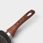 Сковорода блинная Magistro Granit, d=22 см, ручка soft-touch, антипригарное покрытие, индукция, кованый алюминий, чёрная - Фото 4