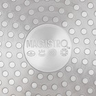 Сковорода кованая Magistro Granit, d=28 см, съёмная ручка soft-touch, антипригарное покрытие, индукция - Фото 10