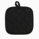 Прихватка Доляна "Подсолнухи"  17*17 см 100% п/э - фото 24985602