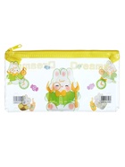 Пенал на молнии Calligrata «Зверушки», прозрачный, ПВХ, МИКС - Фото 16