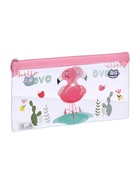 Пенал на молнии Calligrata «Зверушки», прозрачный, ПВХ, МИКС - Фото 7