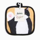 Прихватка Доляна Котики "Бориска"  17*17 см 100% п/э - фото 22159566