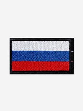 Шеврон на липучке «Флаг России», 9?5 см (комплект 2 шт)