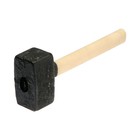 Кувалда литая ЛОМ, 1.5 кг, деревянная рукоятка - Фото 3