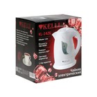 Чайник электрический KELLI KL-1426, пластик, 1 л, 900 Вт, белый - фото 51339087 Чайник электрический KELLI KL-1426, пластик, 1 л, 900 Вт, белый - фото 51339087