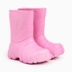 Сапоги детские ЭВА, размер 28/29, цвет розовый - фото 10423011