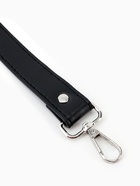 Ручка для сумки, с карабинами, 20 ± 1 см × 2.5 см, цвет чёрный/серебряный - Фото 4