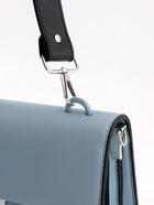 Ручка для сумки, с карабинами, 20 ± 1 см × 2.5 см, цвет чёрный/серебряный - Фото 6