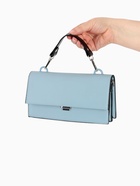 Ручка для сумки, с карабинами, 20 ± 1 см × 2.5 см, цвет чёрный/серебряный - фото 54745813