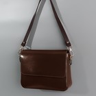 Ручка для сумки, с карабинами, 60 ± 1 см × 2 см, цвет тёмно-коричневый - Фото 4