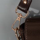 Ручка для сумки, с карабинами, 60 ± 1 см × 2 см, цвет тёмно-коричневый - фото 6883689