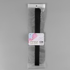 Ручка для сумки, с карабинами, 100 ± 1 см × 2,5 см, цвет чёрный - фото 7087745