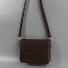 Ручка для сумки, с карабинами, 100 ± 1 см × 2,5 см, цвет коричневый - Фото 4