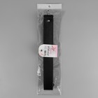 Ручка для сумки, с карабинами, 100 ± 1 см × 4 см, цвет чёрный - фото 7087747