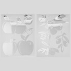 Наклейка интерьерная зеркальная "Фрукты и ягоды" МИКС 31,5х41 см - фото 1350119