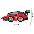 Конструктор инерционный «Спорткар», 137 деталей - фото 6884050