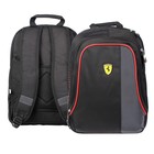 Рюкзак молодежный 40 х 29,5 х 13 см, с отделинием для ноутбука, вставка из светоотражающей ткани с радужным эффектом, Ferrari - фото 319407866