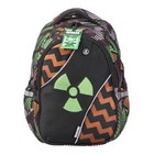 Рюкзак молодежный 40 х 30 х 16 см, с эргономичной спинкой, со светящимся элементом из оптико-волоконных нитей, Seventeen, Optical Fiber - фото 24617372