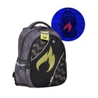 Рюкзак молодежный 40 х 30 х 16 см, с эргономичной спинкой, со светящимся элементом из оптико-волоконных нитей, Seventeen, Optical Fiber - фото 319820989