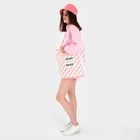 Сумка женская пляжная "Enjoy", 39х32 см, розовая - фото 6884168