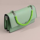 Ручка для сумки, бусы, d = 10 мм, 30 см, цвет зелёный - фото 9201537