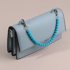 Ручка для сумки, бусы, d = 10 мм, 30 см, цвет голубой - фото 9201543