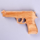 Детское деревянное оружие «Пистолет» 16,5 × 11 × 2 см - фото 5894861