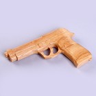 Детское деревянное оружие «Пистолет» 16,5 × 11 × 2 см - Фото 2