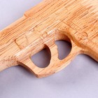 Детское деревянное оружие «Пистолет» 16,5 × 11 × 2 см - Фото 3