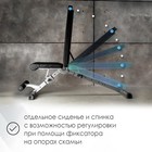 Скамья силовая, складная, с регулируемым наклоном - Фото 4