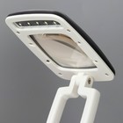 Настольная лампа с лупой 3х "Раскладушка" LED 5Вт 3000К USB бело-черный 9х6,5х25см RISALUX - Фото 9