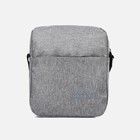 Набор рюкзак молодёжный на молнии из текстиля с USB, сумка, косметичка, цвет серый - Фото 7